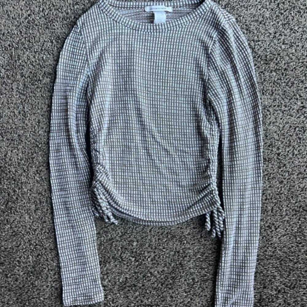 Gingham long sleeve